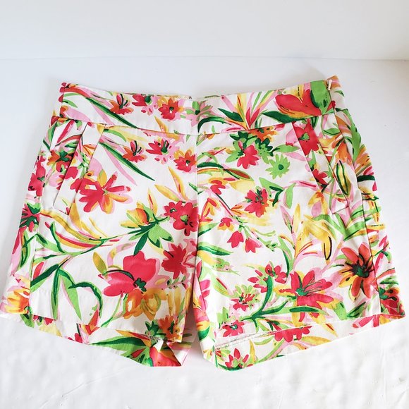 J. CREW FACTORY 5" Floral Printed Chinos 4 - Picture 1 of 8